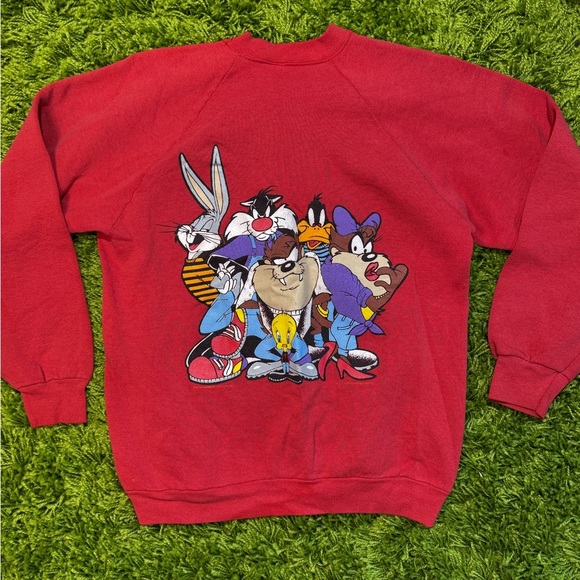 Vintage 1995 Warner Bros Looney Tunes Sweatshirt - Picture 5 of 5